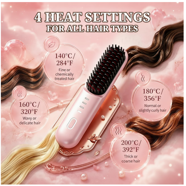 Aura Glide( Portable hair straightener )